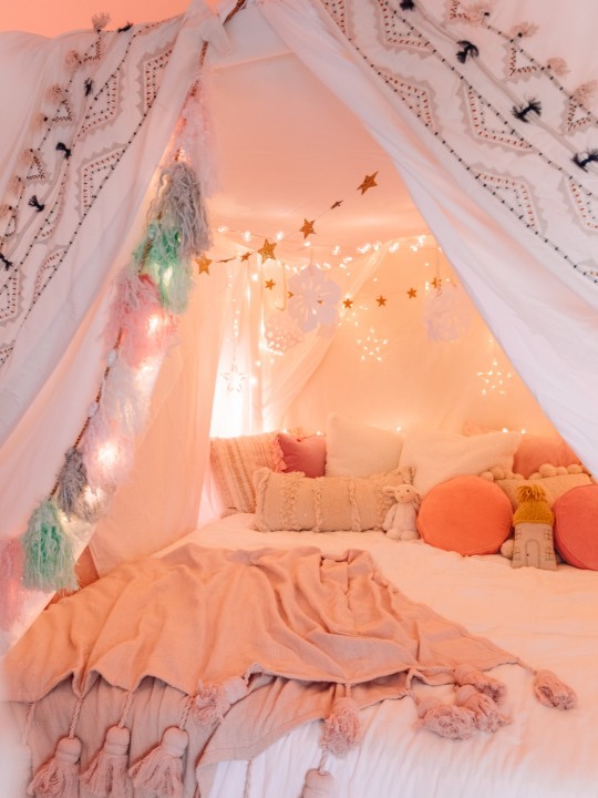 How To Make A Magical Holiday Tent at Home
