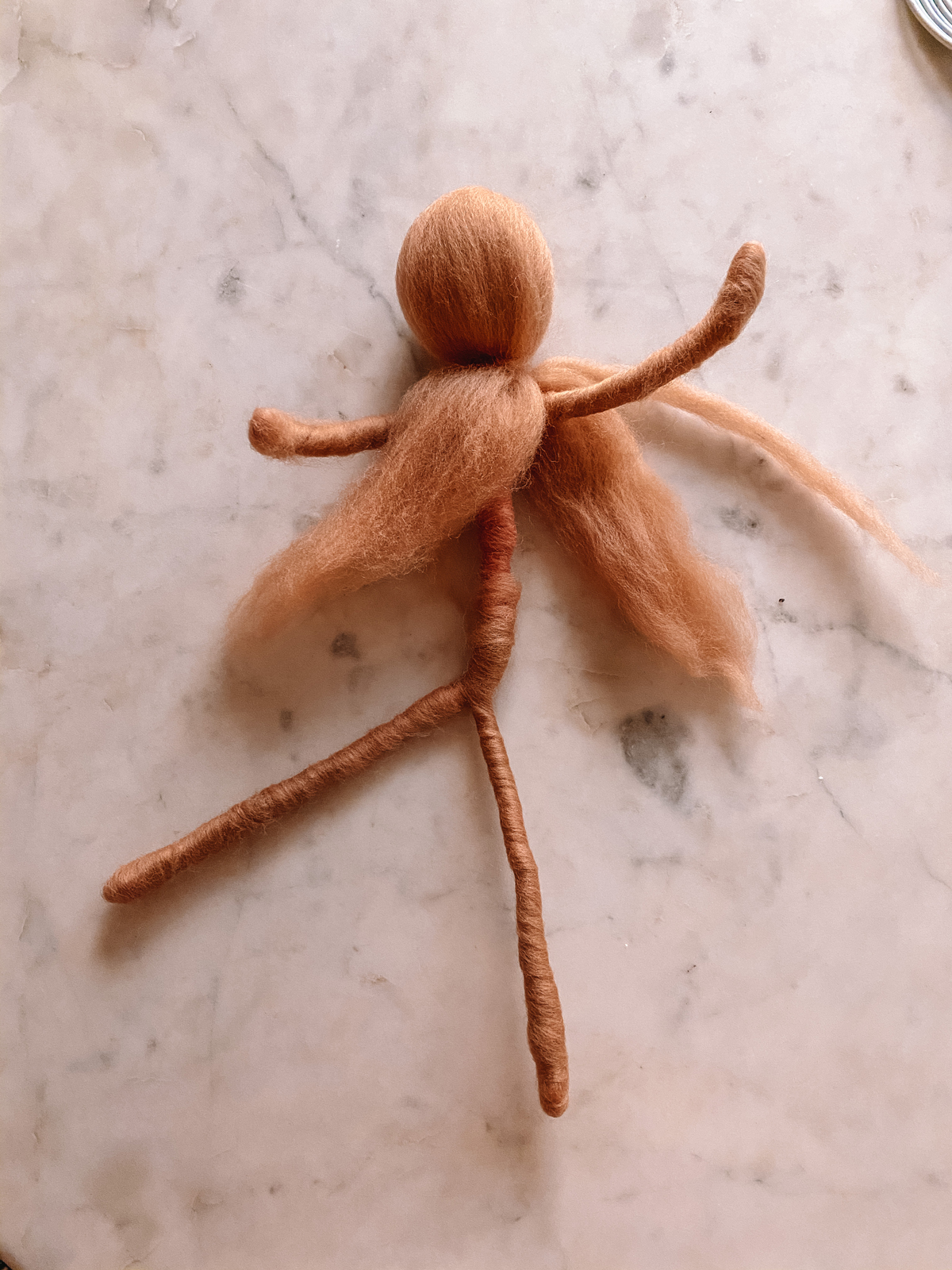 Needle Felted Doll Tutorial DIY Sugar Plum Fairy Tree Topper Studio DIY