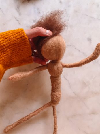 How To Make A Needle Felted Doll