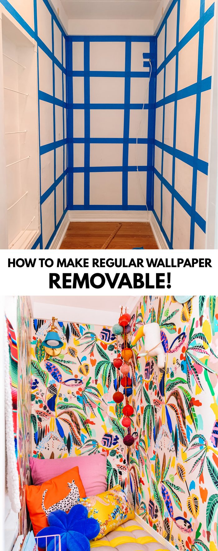How To Make Regular Wallpaper Removable