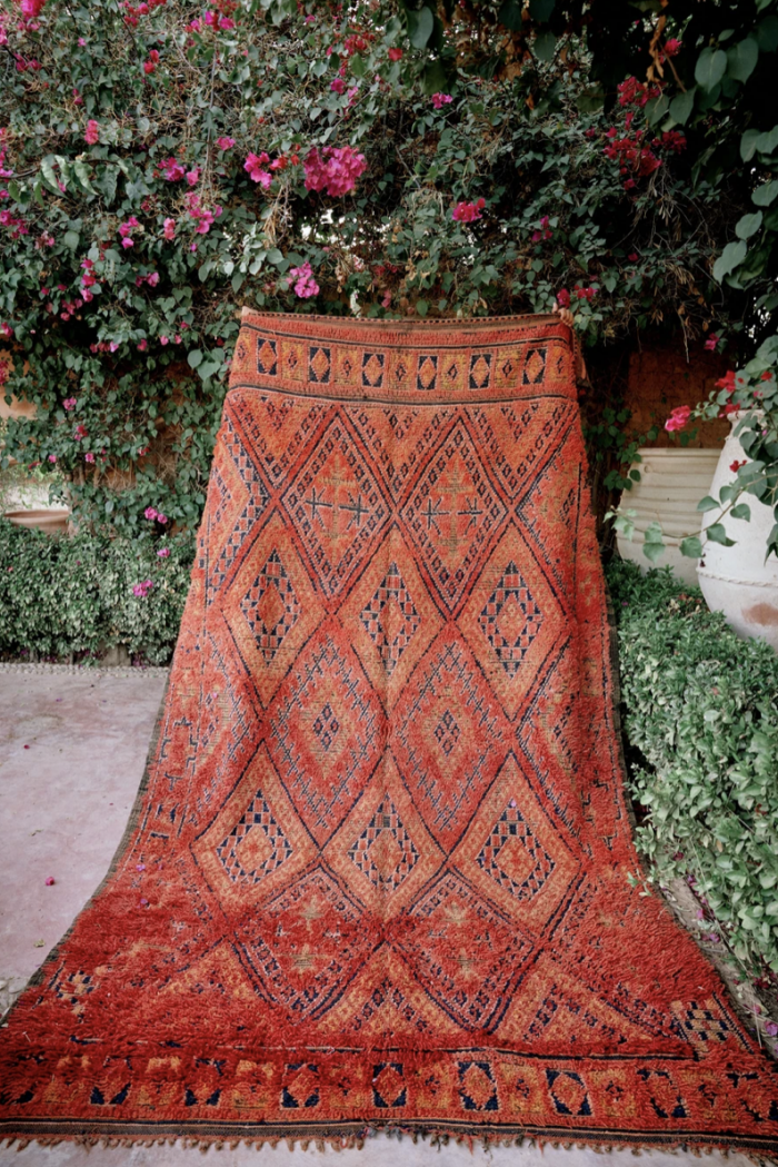 Orange Beni Mguild Rug