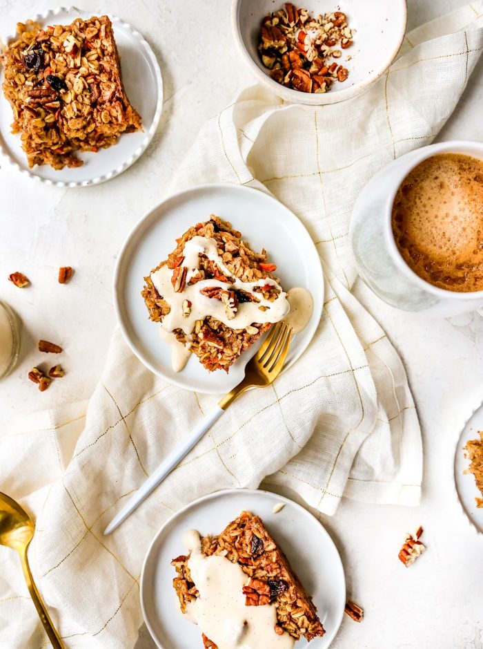 Carrot Cake Baked Oatmeal