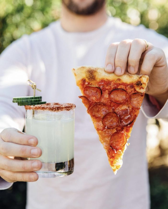 Pizza and Cocktails for Valentines Day