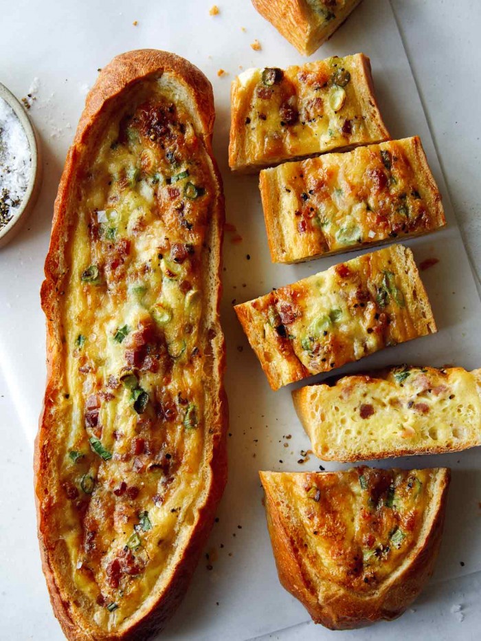 baked egg boats