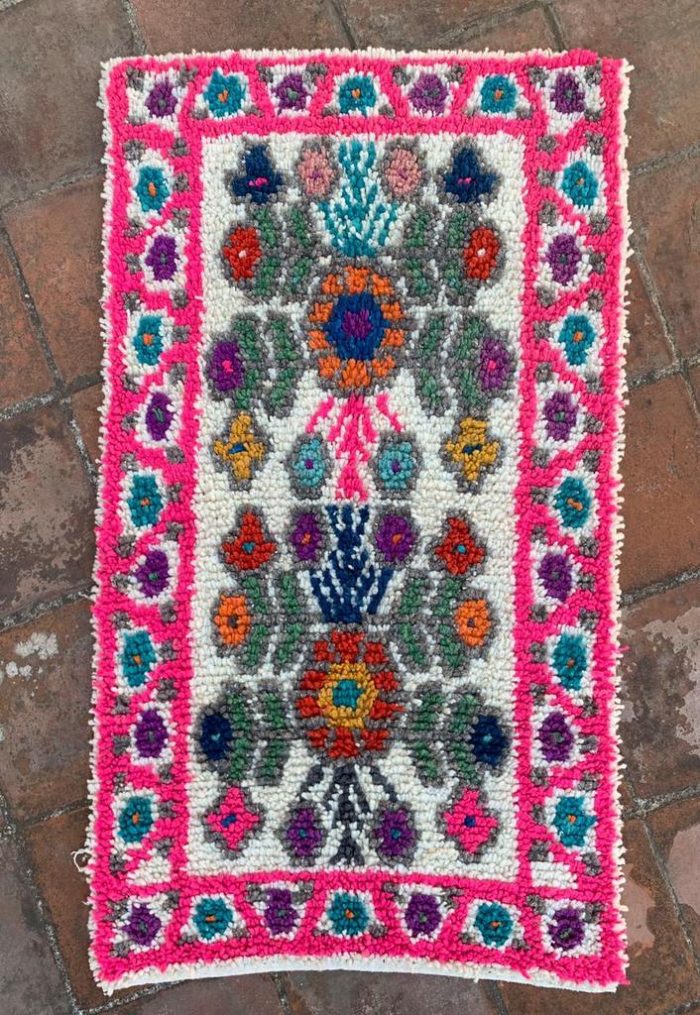 Colorful Woven Guatemalen Rug