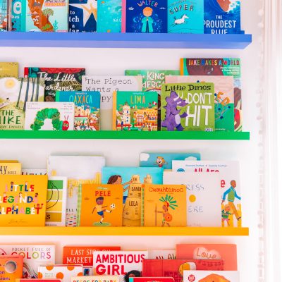 IKEA Hack: DIY Rainbow Bookshelves
