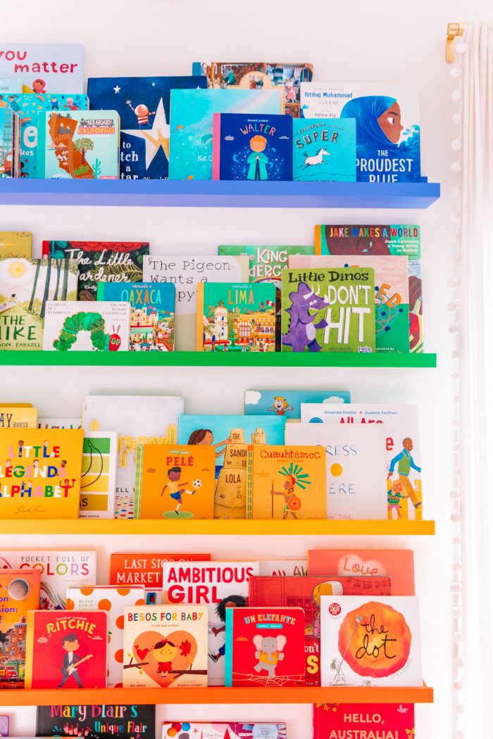 IKEA Hack: DIY Rainbow Bookshelves