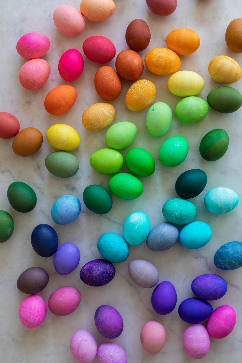 How To Dye Easter Eggs with Food Coloring (40+ Colors!)