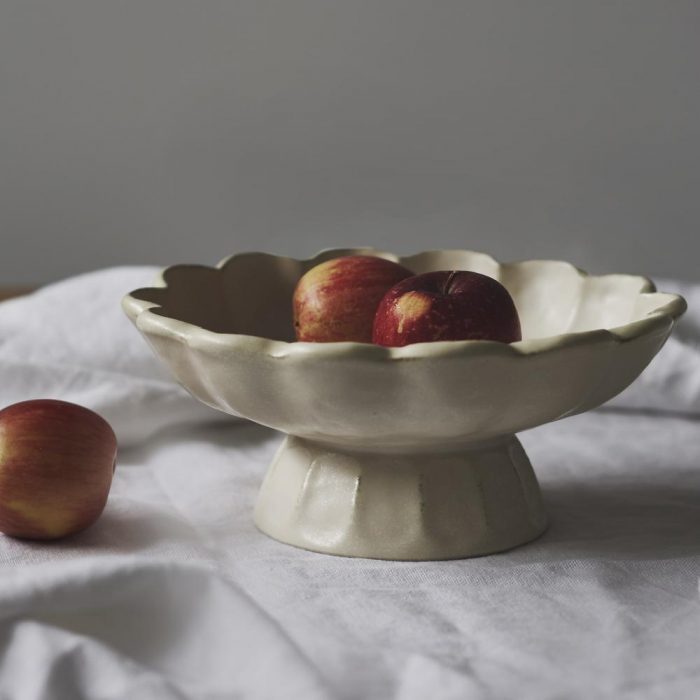 Scalloped Fruit Bowl by Kaneko Kohyo