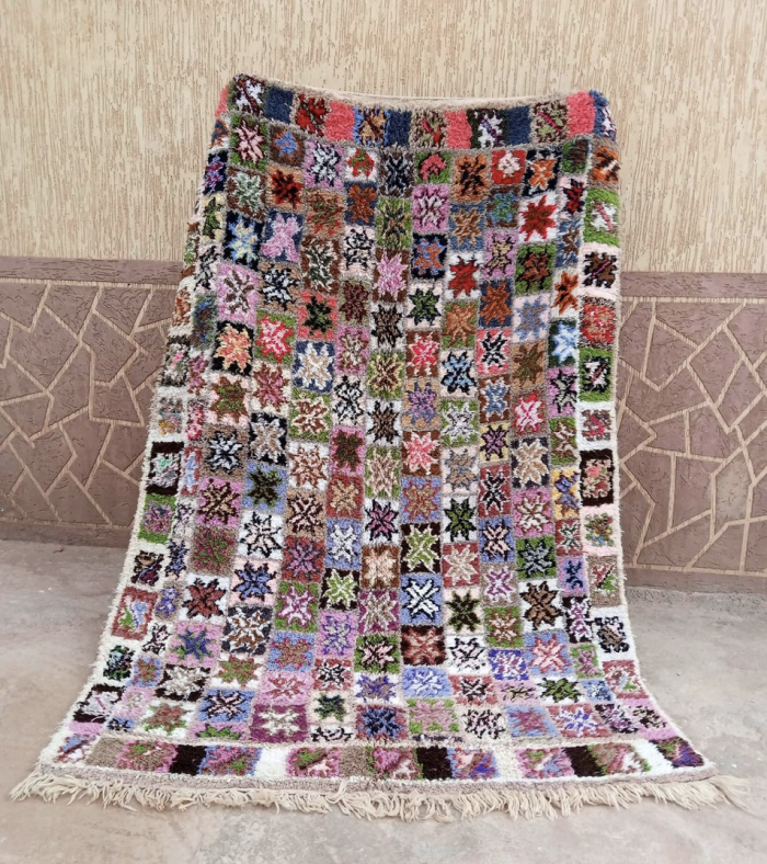 Multicolor Vintage Moroccan Rug