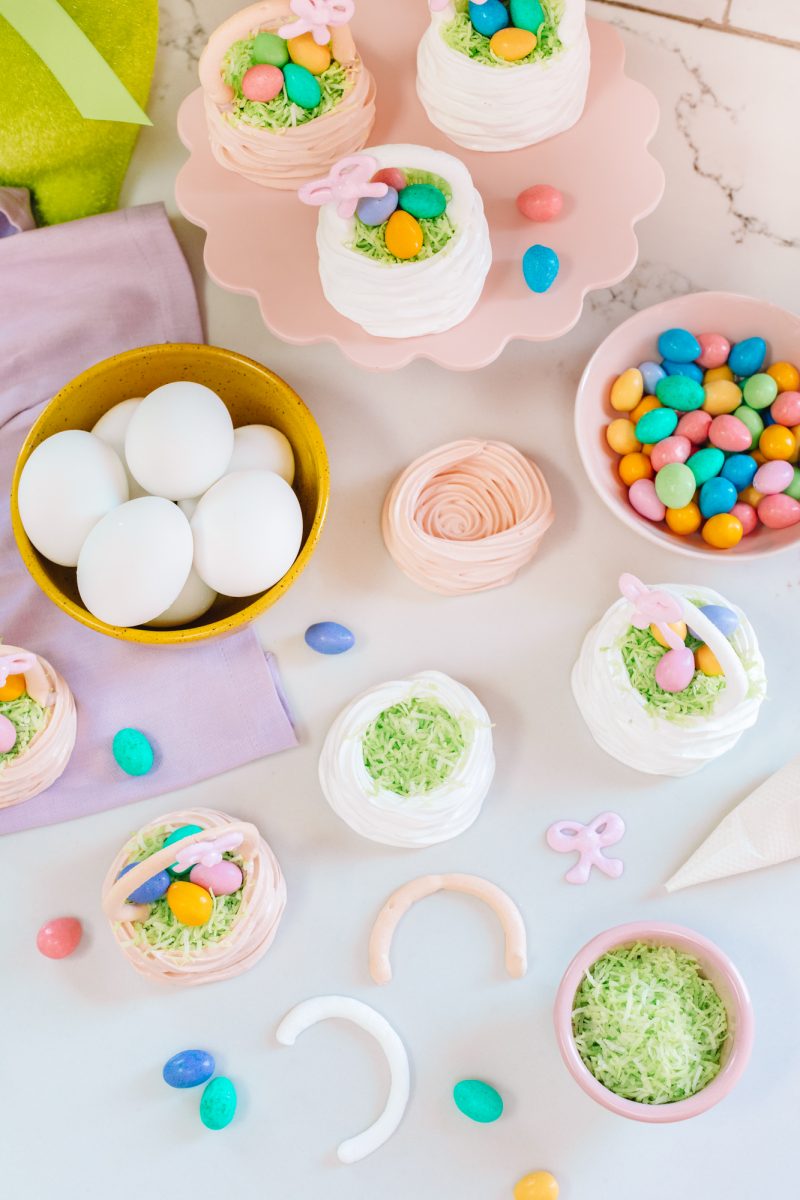 Meringue Easter Baskets - Studio DIY