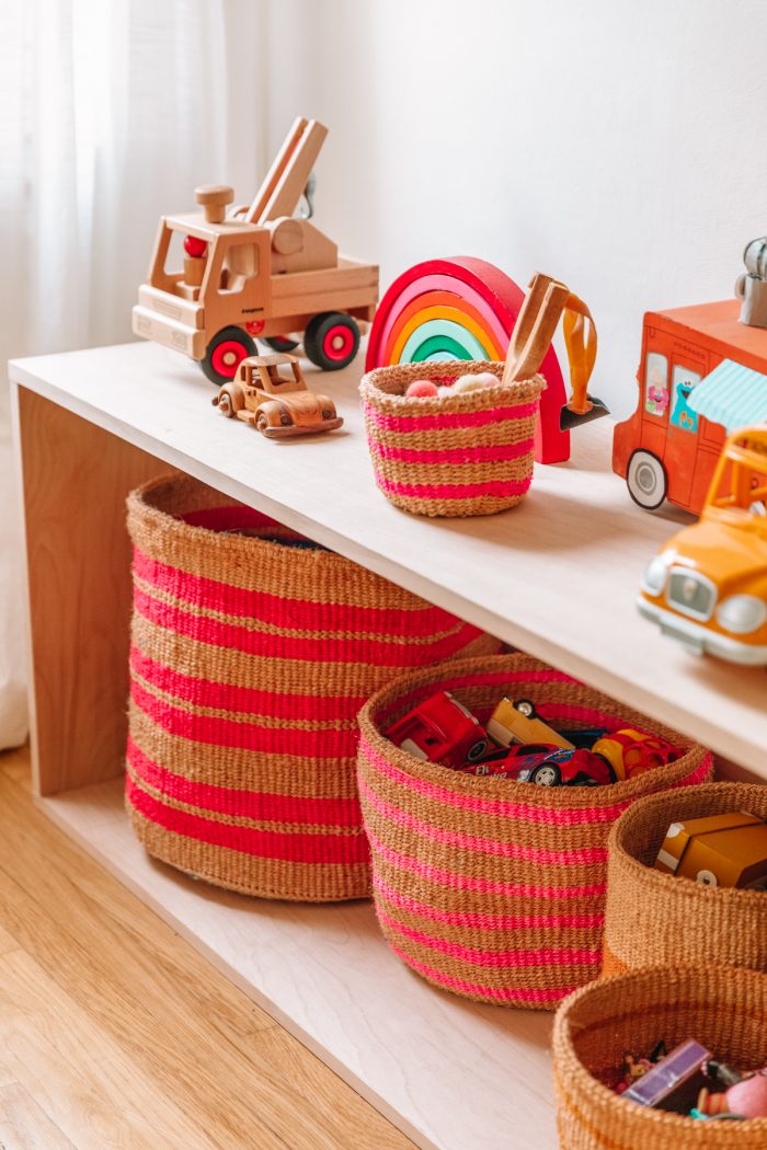 montessori toy basket