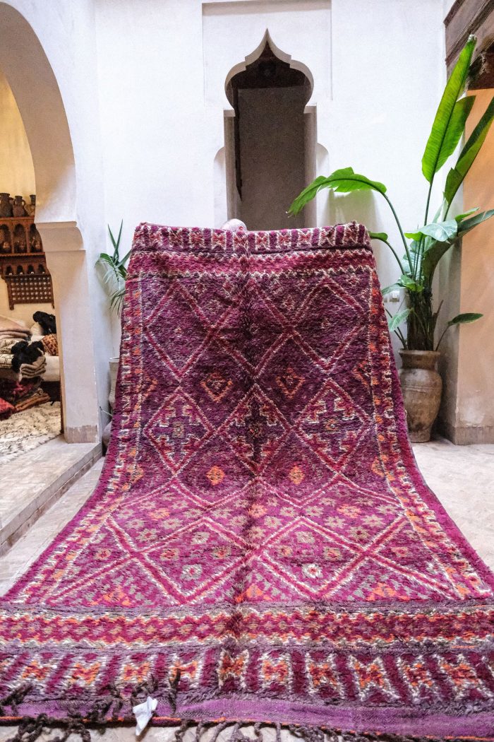 Purple Vintage Moroccan Rug