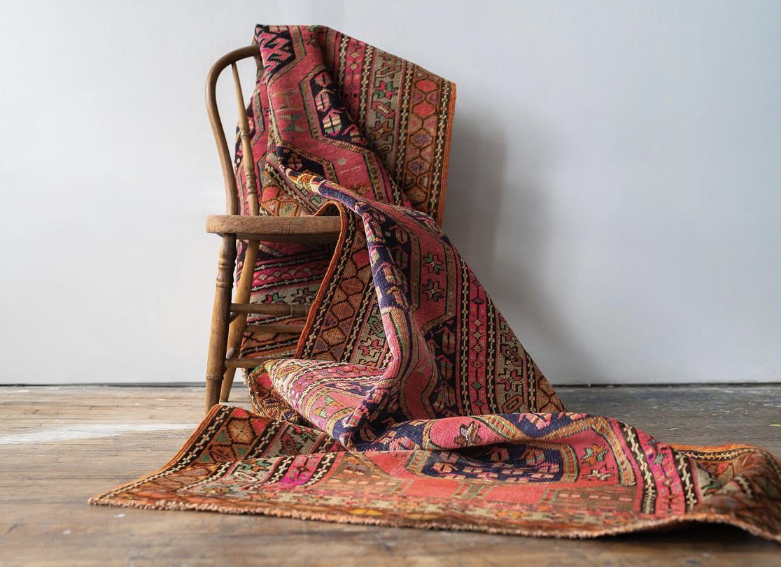 Pink Vintage Turkish Runner