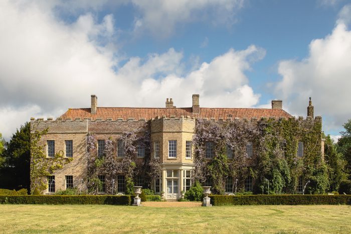 16th Century Narborough Hall Exterior in Norfolk