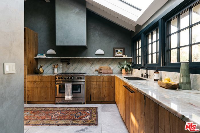 Moody Kitchen 1940s Treehouse Los Angeles