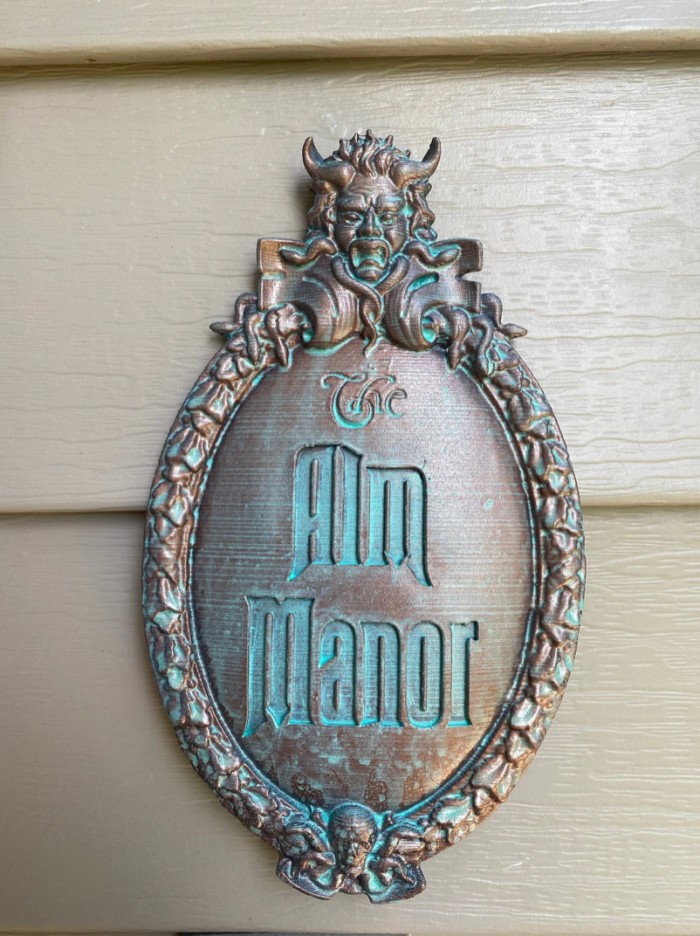 Haunted Mansion inspired plaque 