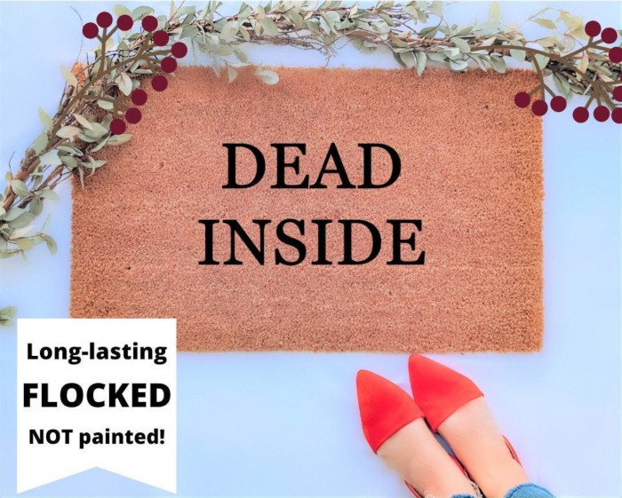 Dead Inside doormat