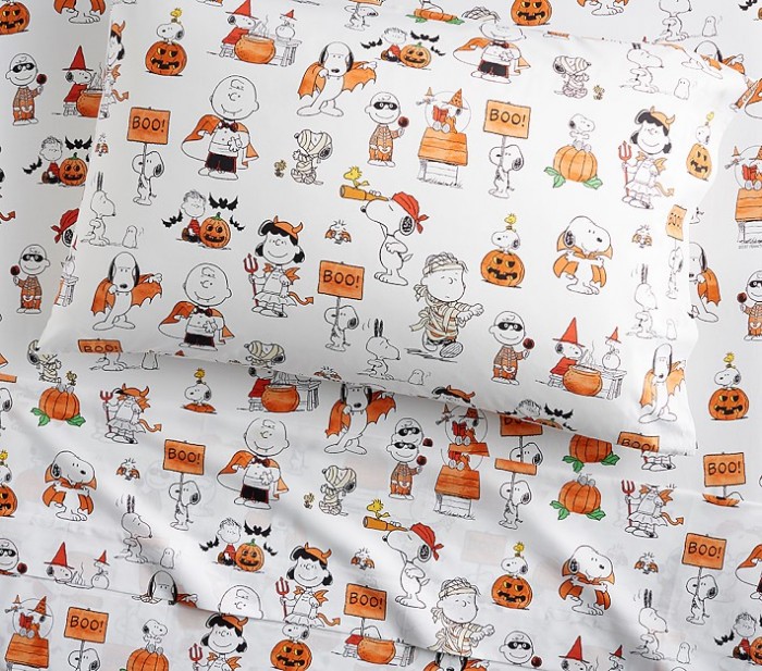 Snoopy and Friends Halloween Sheets