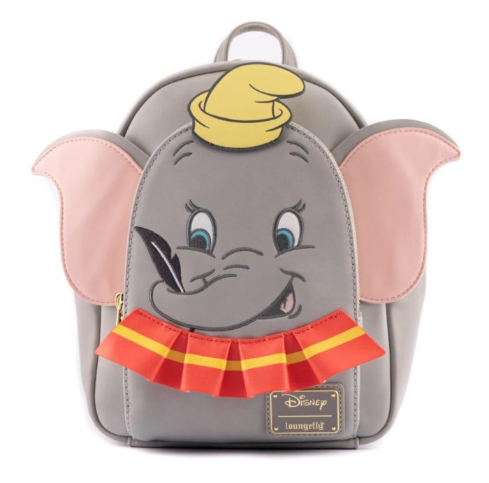 Loungefly backpack; example includes dumbo as a backpack