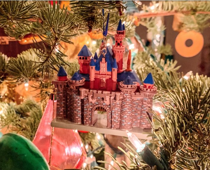 Disney castle ornament