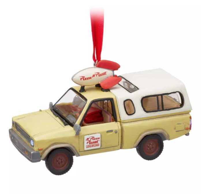 Light Up Pizza Planet Truck ornament 