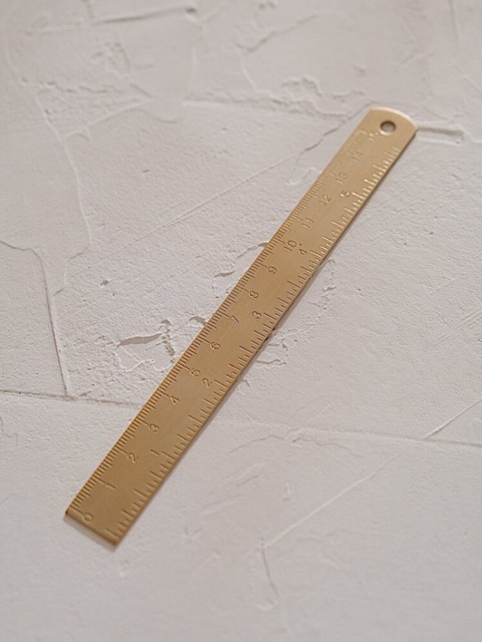 Brass ruler