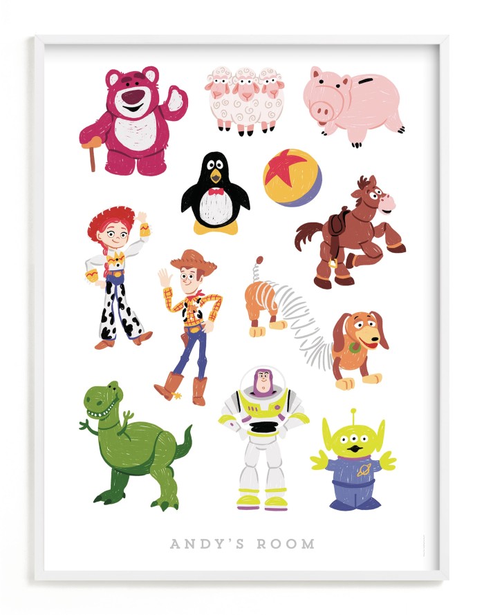 Andy's Toys Art Print