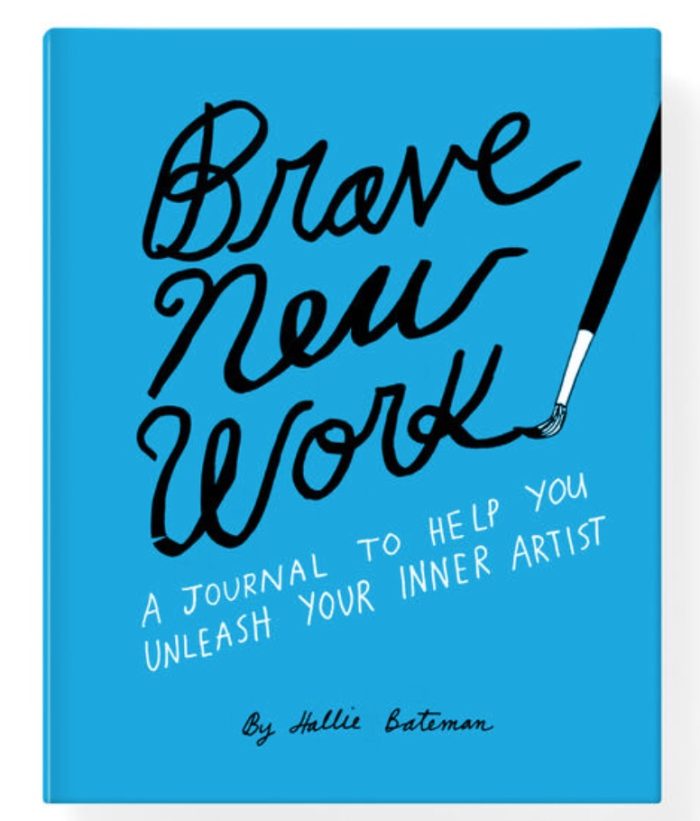 "Brave New Work" blue journal cover