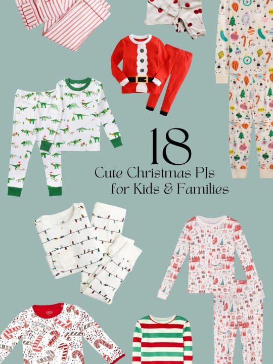 Cute Christmas Pajamas for Kids & Families