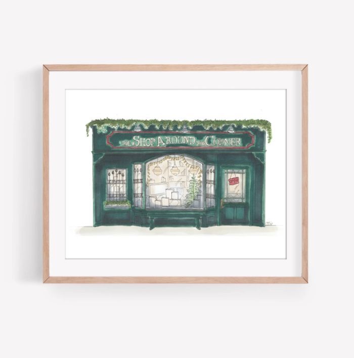 Famous movie/television homes and shops art prints, perfect for TV geek!