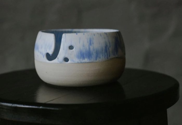 Beautiful yarn bowl, perfect for crafty grandparents! 
