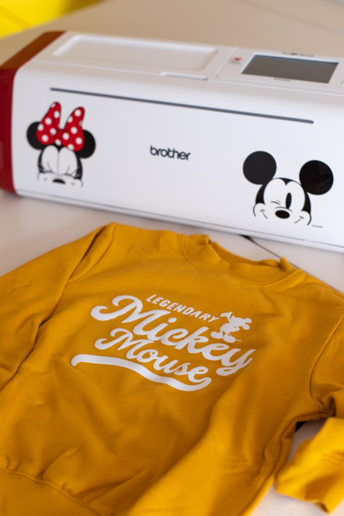 Scan N Cut Machine with Disney Sweatshirt