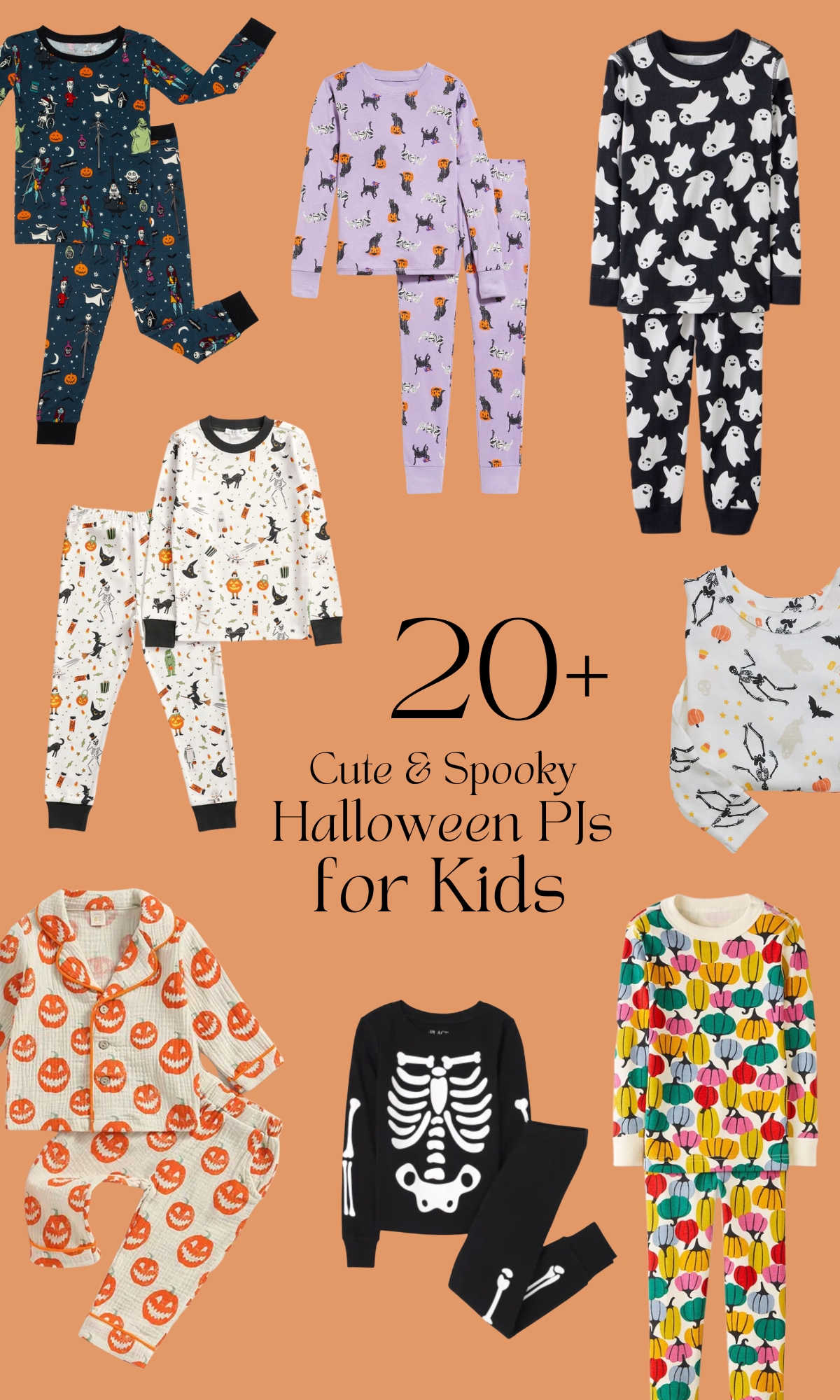 The Cutest Kids Halloween Pajamas - Studio DIY