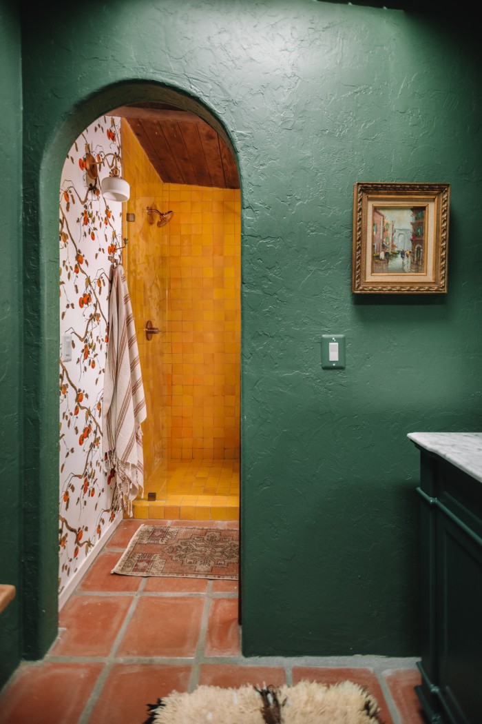 Our Dark Green Bathroom, Makeover Reveal