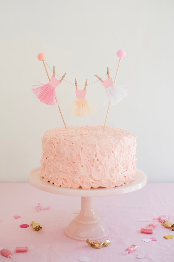 Ballerina birthday cake.