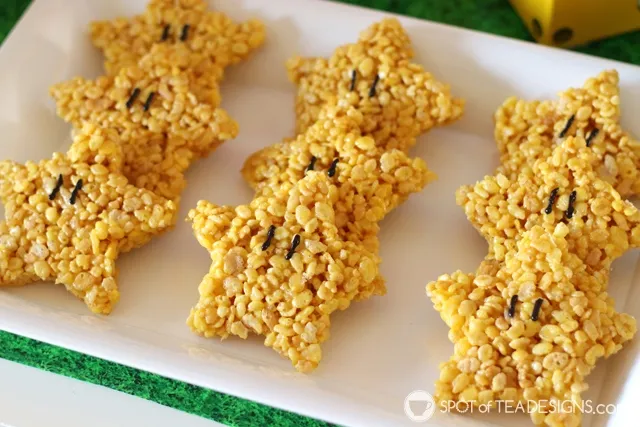 Super Mario super star Rice Krispies Treats