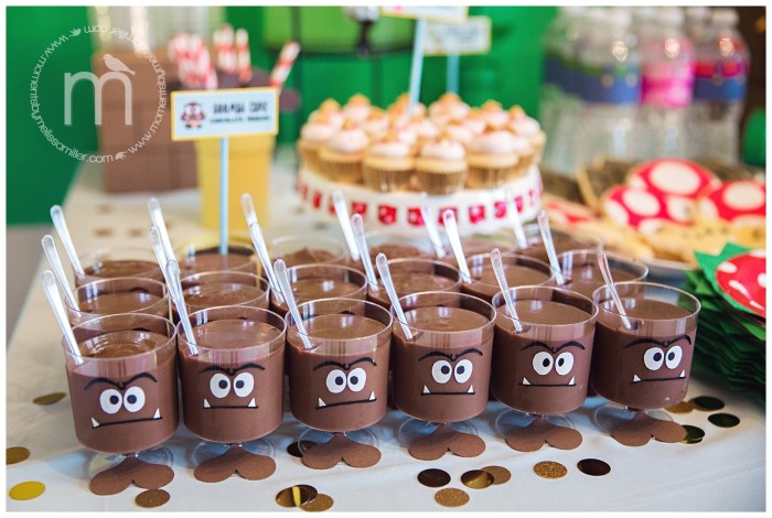goomba pudding cups