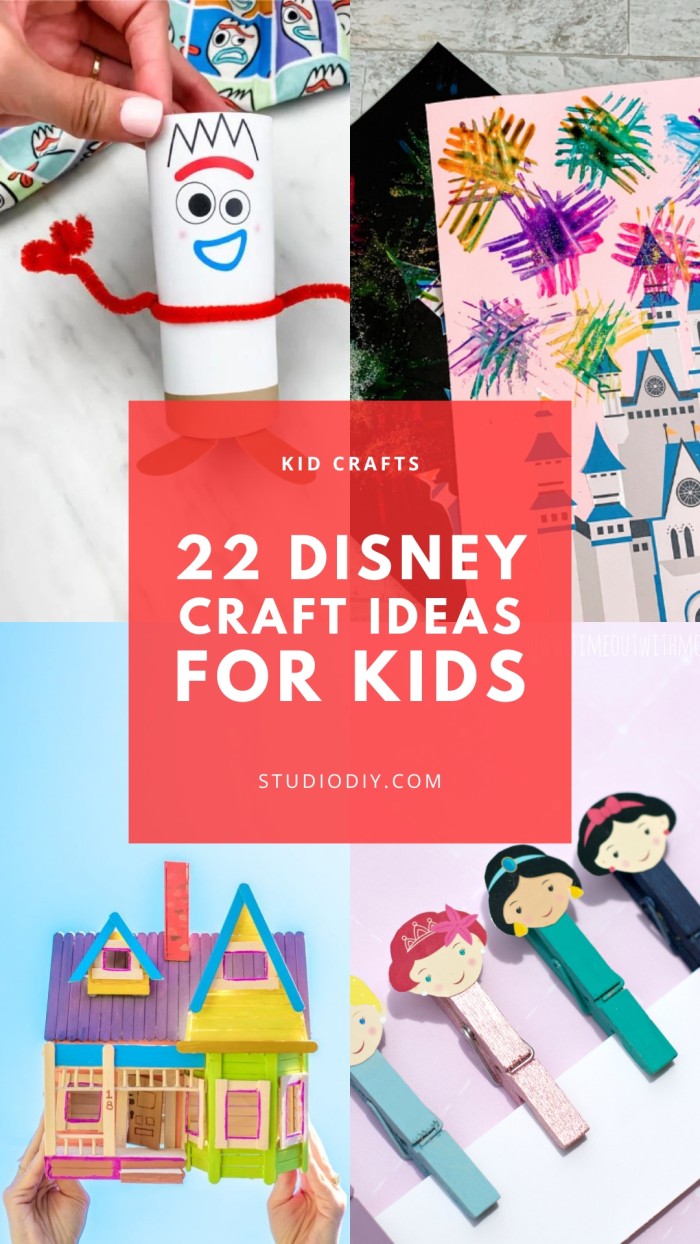 Disney crafts idea collage