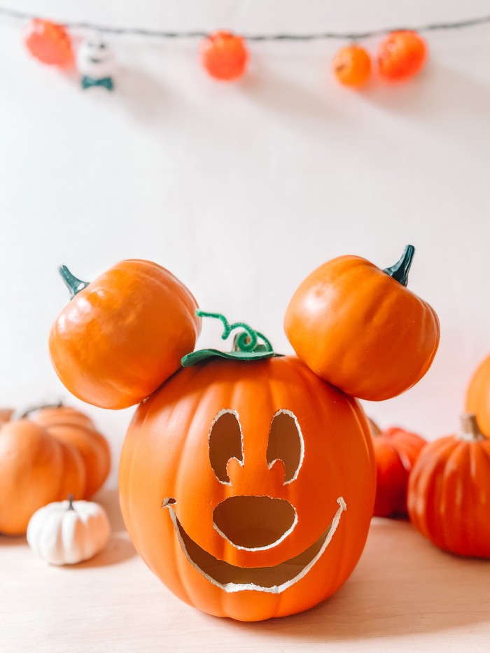Mickey Pumpkins - Disney Craft Ideas