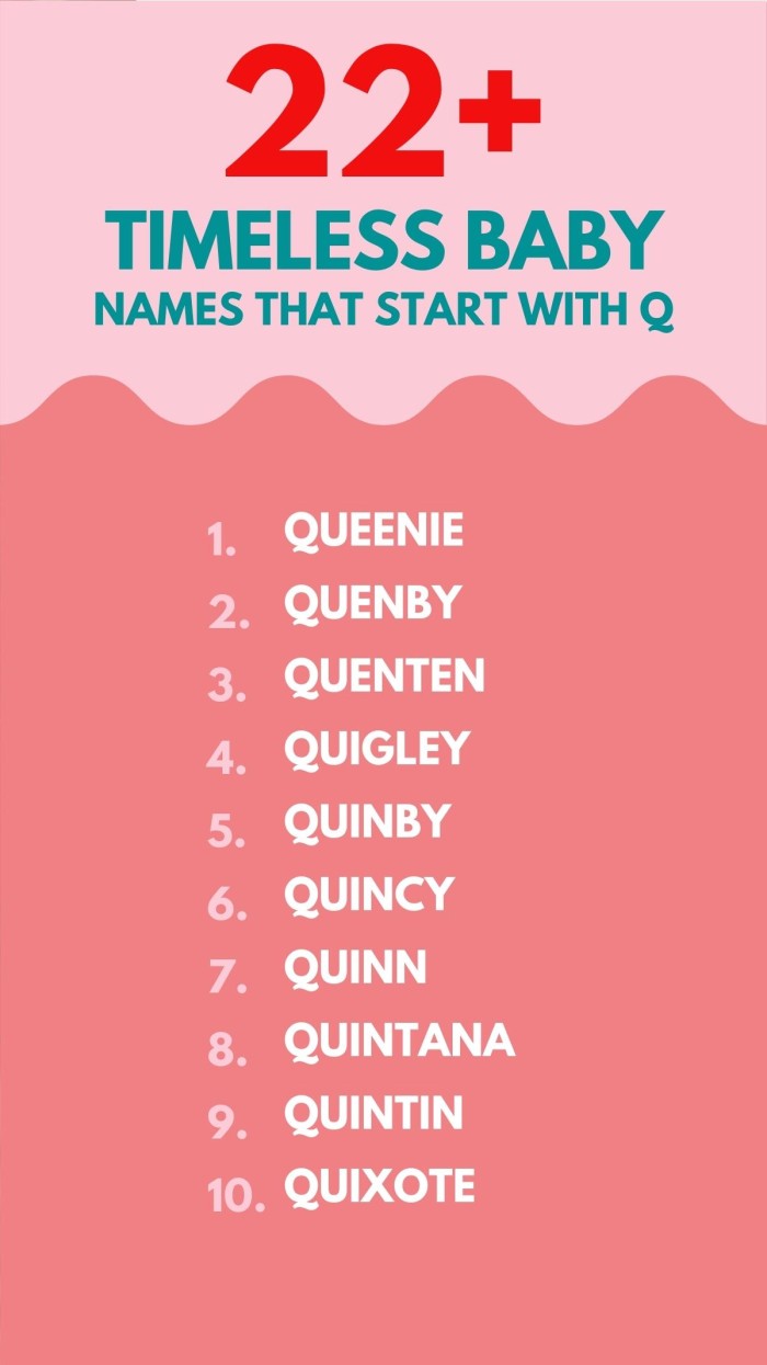 list of classic baby names that start with Q