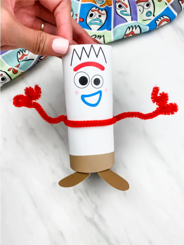 Toilet Paper Roll Forky Craft - Disney Craft Ideas