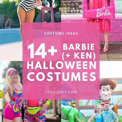 Graphic with barbie costume ideas