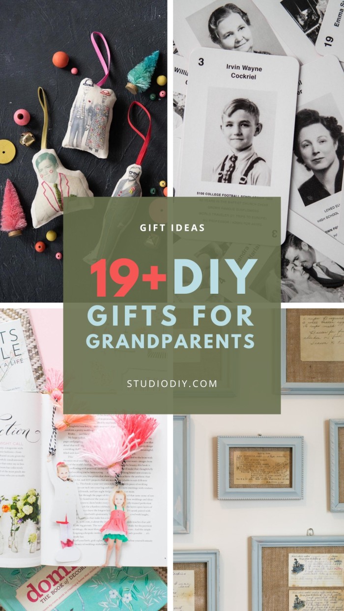 DIY Gifts for Grandparents collage
