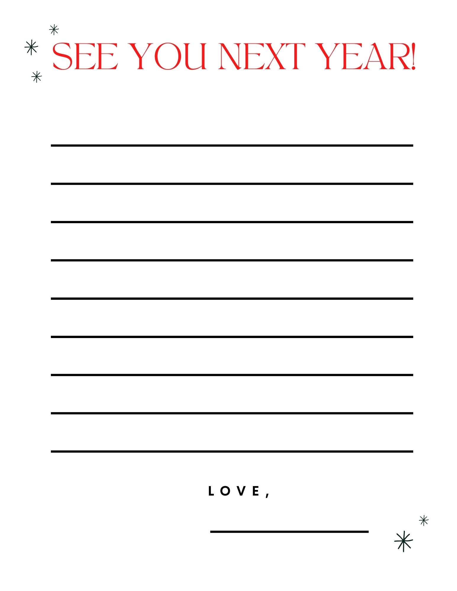 Free Printable Elf Goodbye Letter Studio DIY Free Printable Elf Goodbye Letter Studio DIY