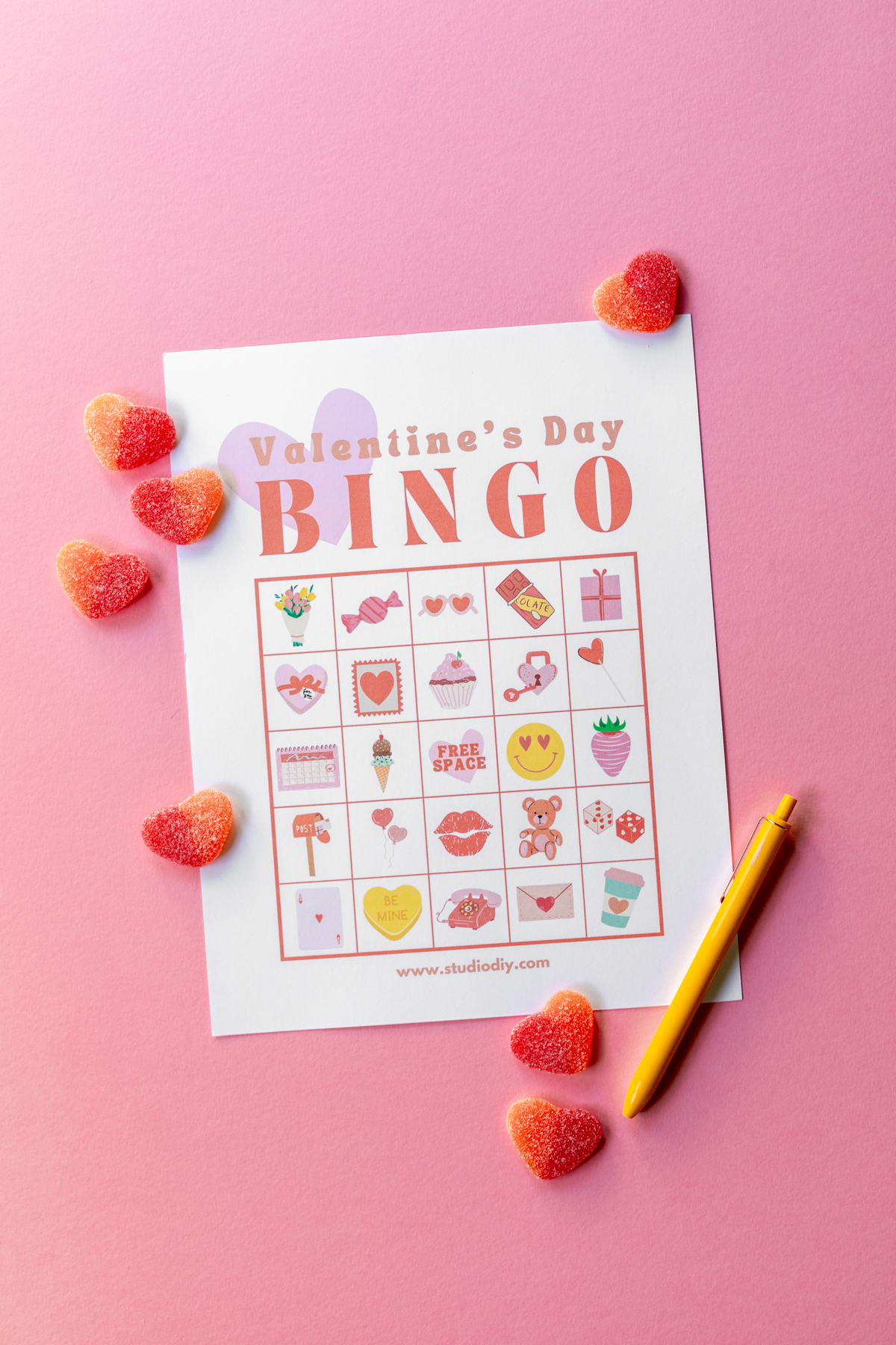 Valentine's Day Bingo - Studio DIY - khondrion.com