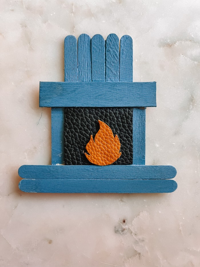 fireplace ornament progress steps