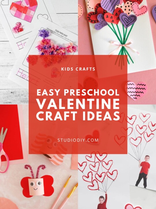 Easy Preschool Valentine Crafts