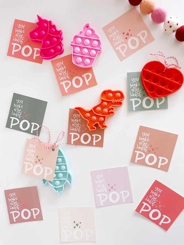 Mini Pop its attached to valentine's cards. 