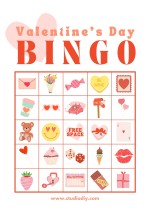 Valentine's Day Bingo - Studio DIY